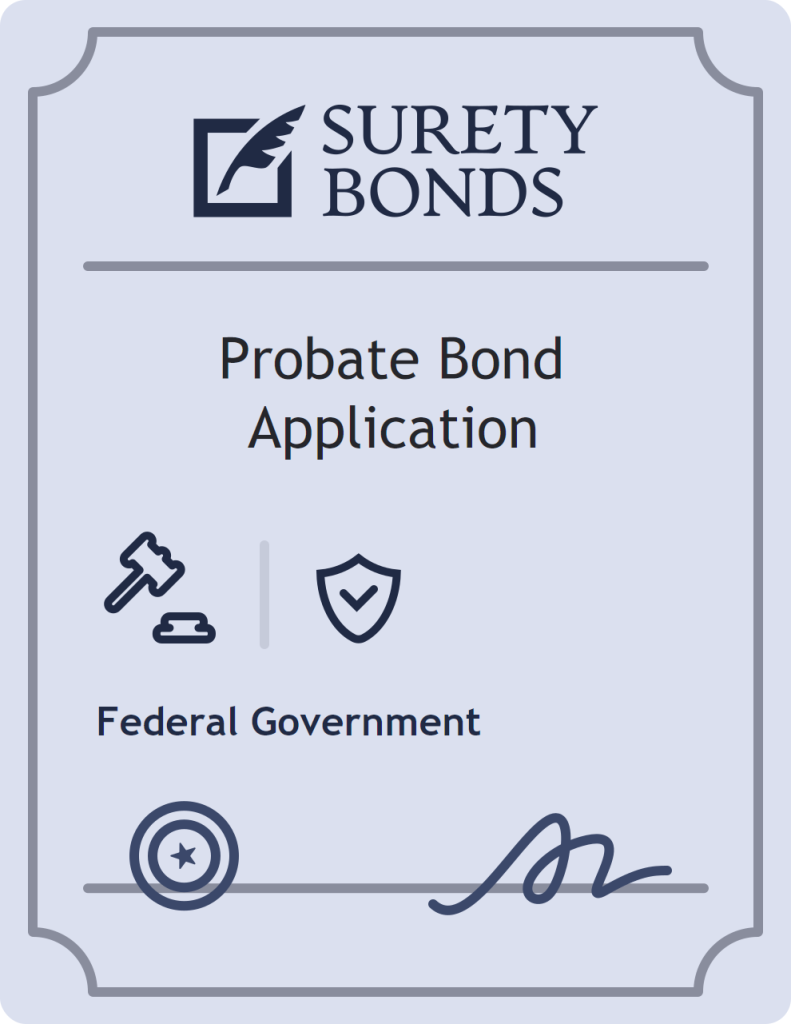 Surety bond badge for Probate Bond Application