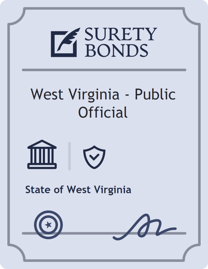 West Virginia - Public Official surety bond badge