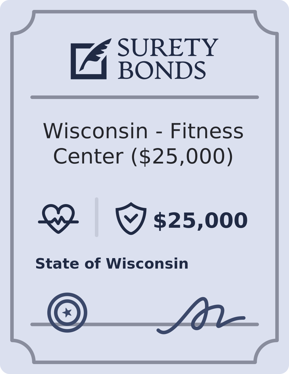 Wisconsin - Fitness Center ($25,000) Bond