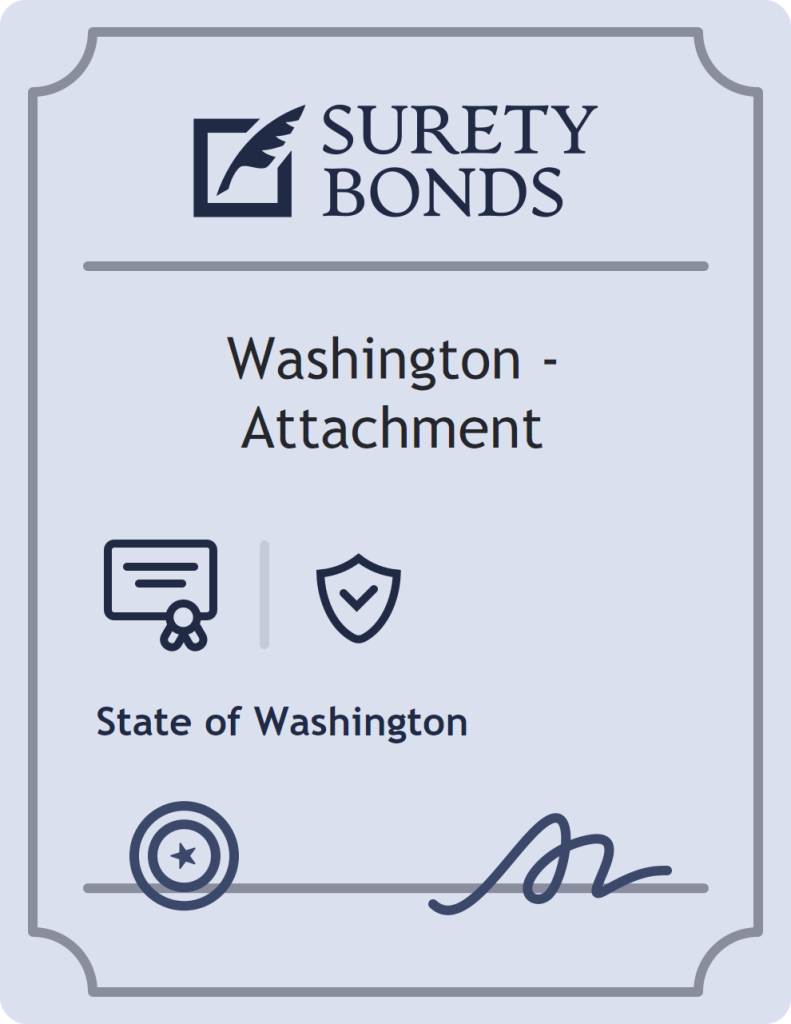 Washington - Attachment Bond