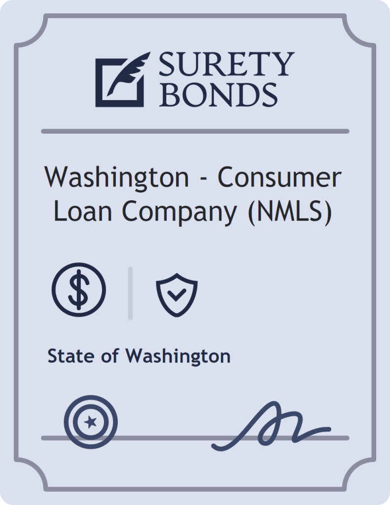Washington - Consumer Loan Company (NMLS) Bond