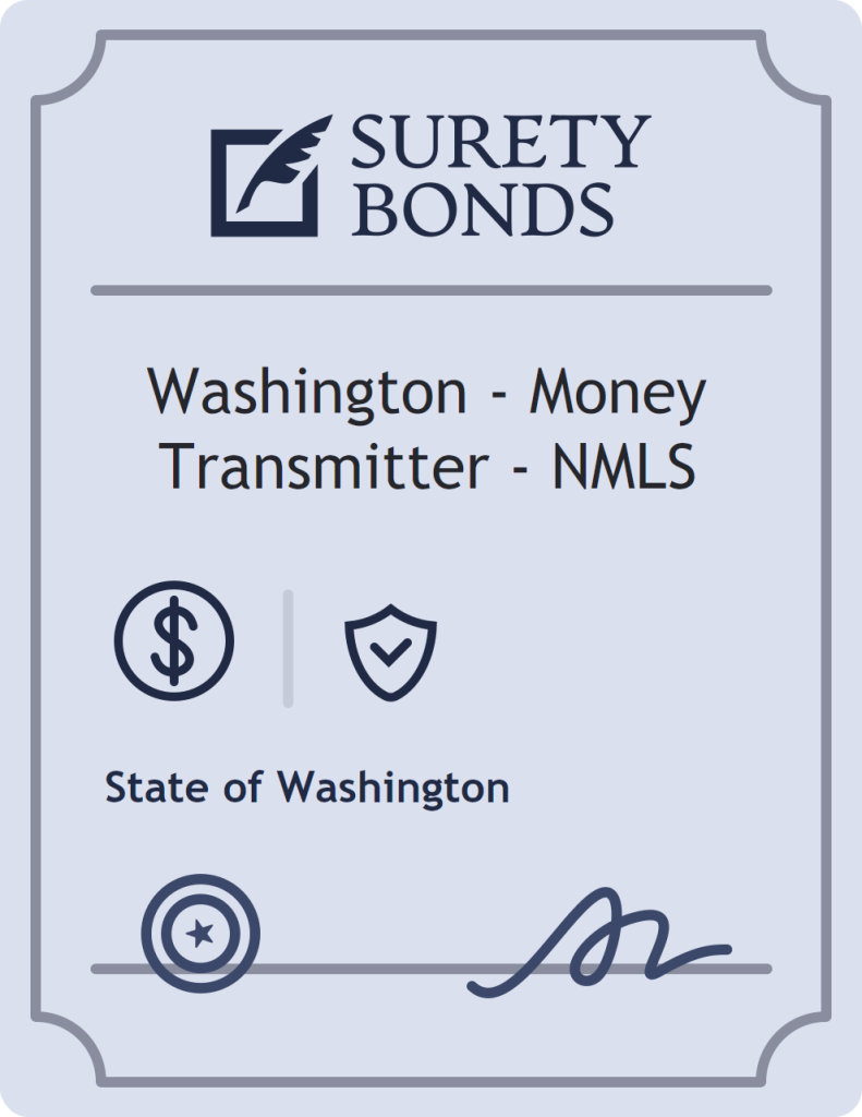 Washington - Money Transmitter - NMLS Bond